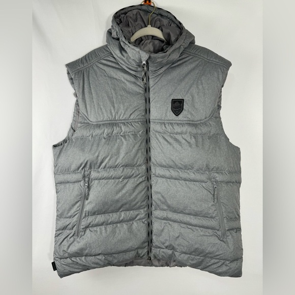 Quechua decathlon gray puffer vest 2XL - Picture 1 of 11